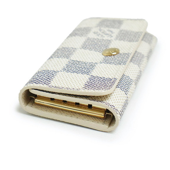 Louis Vuitton Multicle Key Case Damier Azur White - Picture 4 of 7